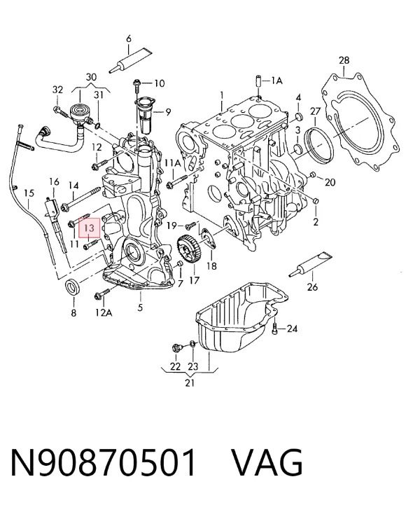  N90870501 VAG