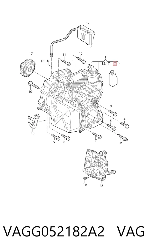 Трансмиссионное масло VAGG052182A2 VAG