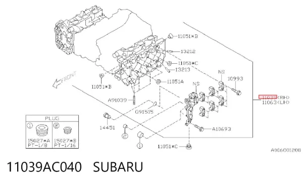  11039AC040 Subaru