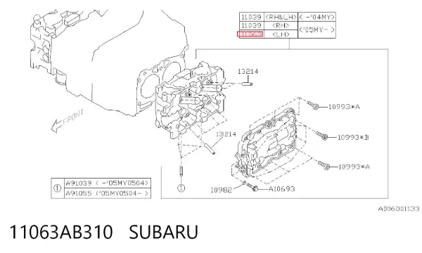  11063AB310 Subaru