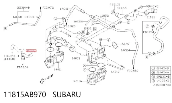  11815AB970 Subaru