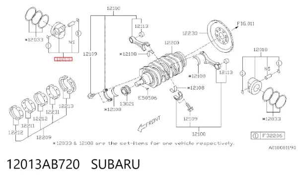  12013AB720 Subaru