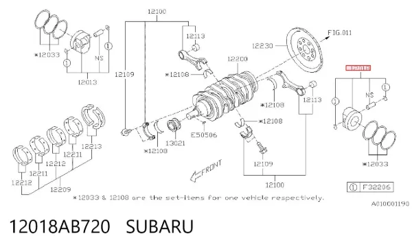  12018AB720 Subaru