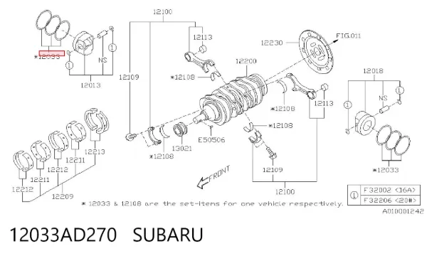  12033AD270 Subaru