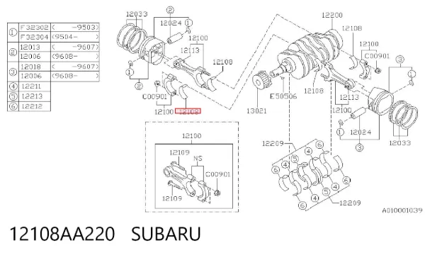  12108AA220 Subaru