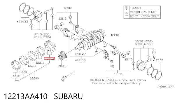  12213AA410 Subaru