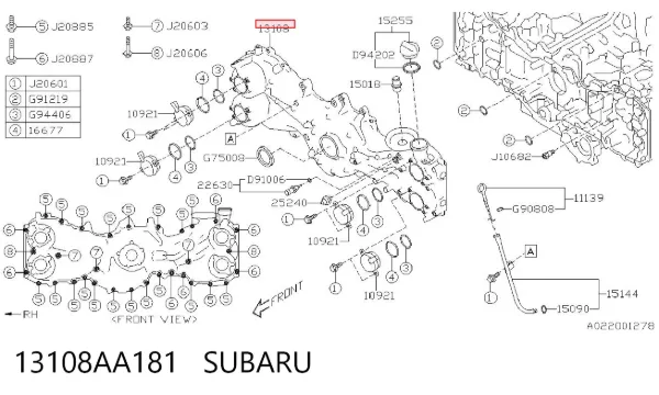  13108AA181 Subaru
