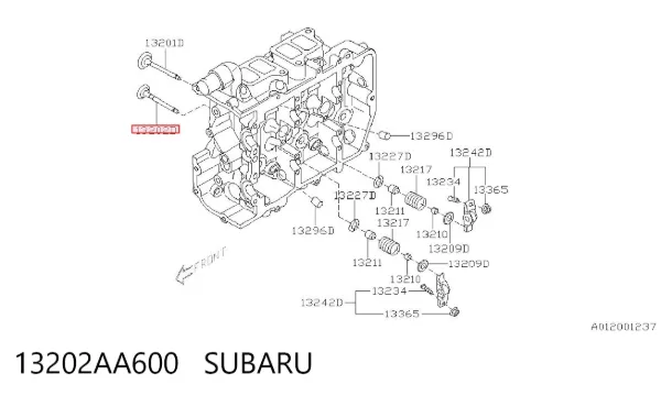 Выпускной клапан 13202AA600 Subaru