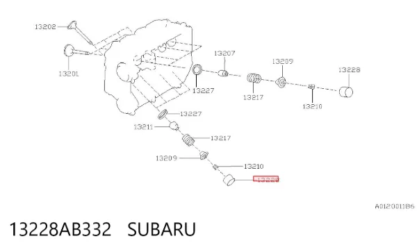 Гидрокомпенсатор 13228AB332 Subaru