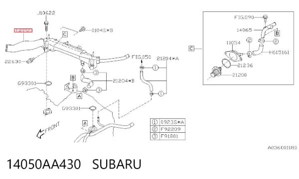  14050AA430 Subaru