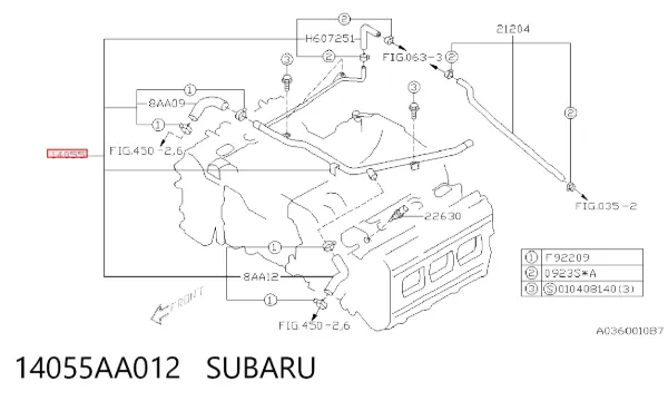  14055AA012 Subaru