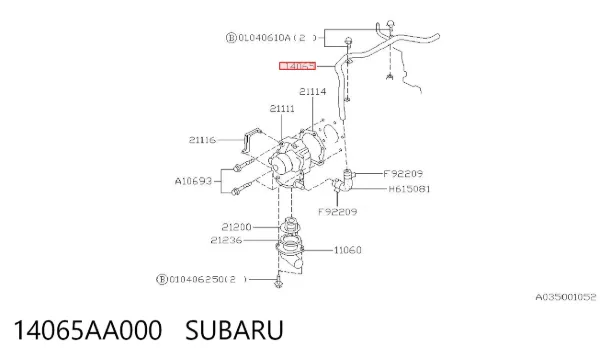  14065AA000 Subaru