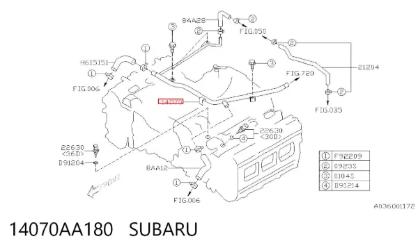  14070AA180 Subaru