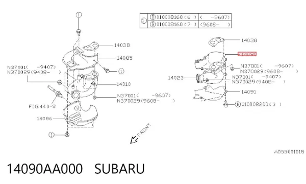  14090AA000 Subaru