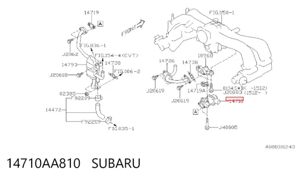  14710AA810 Subaru
