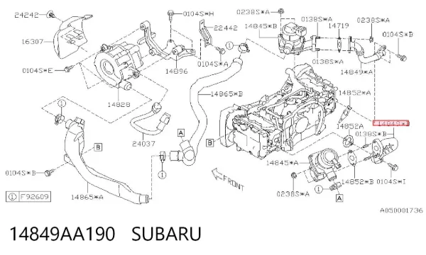  14849AA190 Subaru