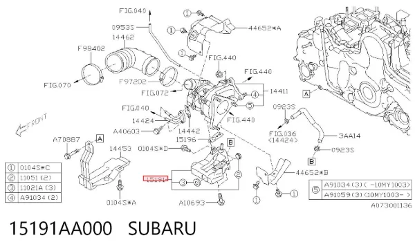  15191AA000 Subaru
