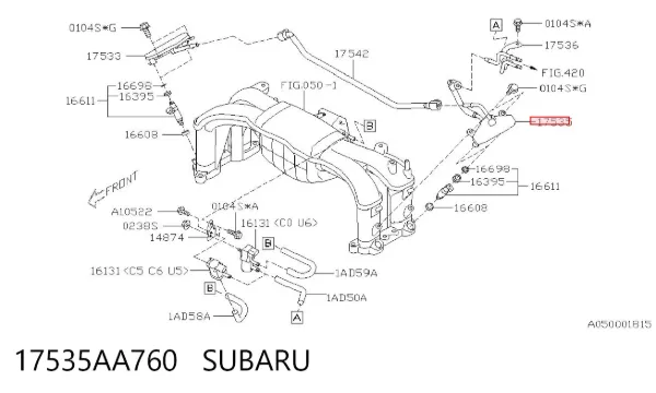  17535AA760 Subaru