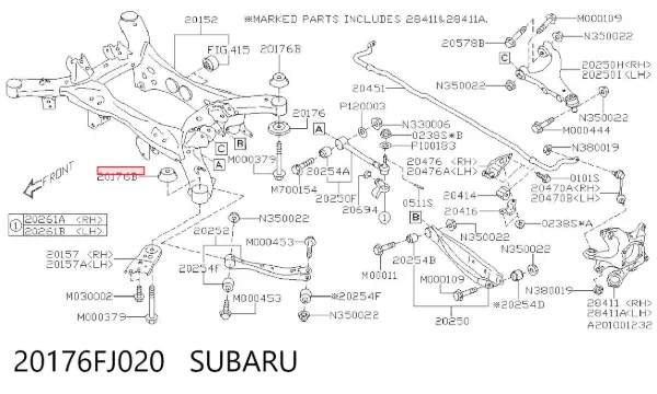  20176FJ020 Subaru