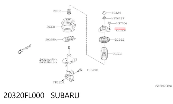 Опора переднего амортизатора ASMSB1010 Tenacity