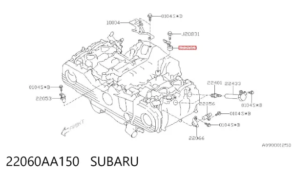 Датчик детонации 22060AA150 Subaru