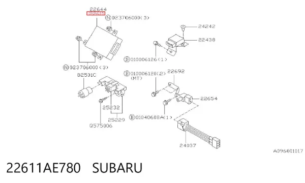  22611AE780 Subaru