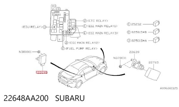  22648AA200 Subaru