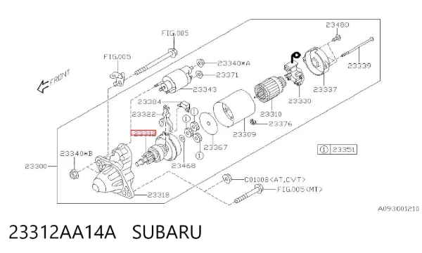  23312AA14A Subaru