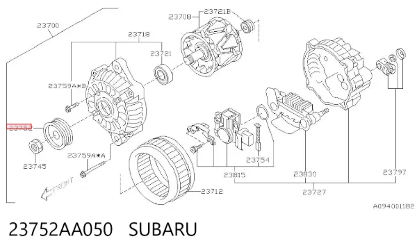 23752AA050 Subaru