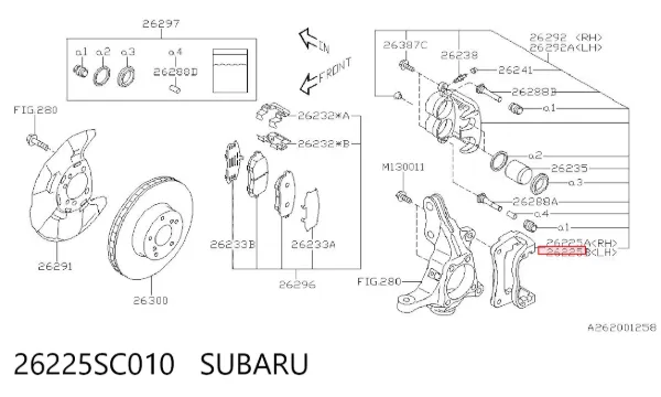  26225SC010 Subaru