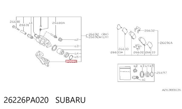  26226PA020 Subaru