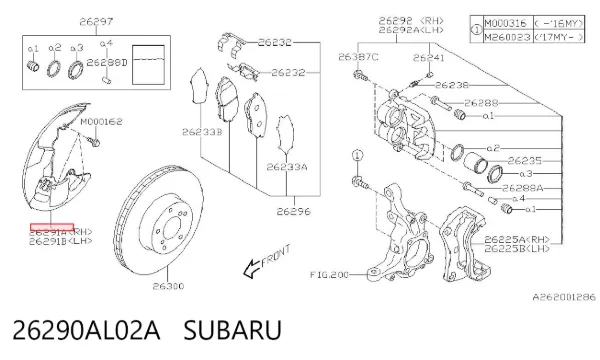  26290AL02A Subaru
