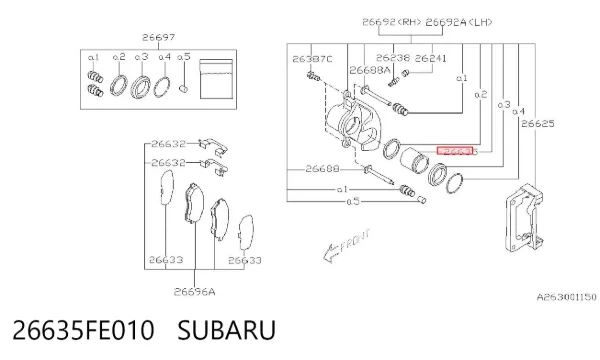  26635FE010 Subaru
