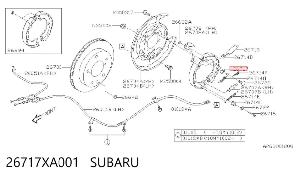 26717XA001 Subaru