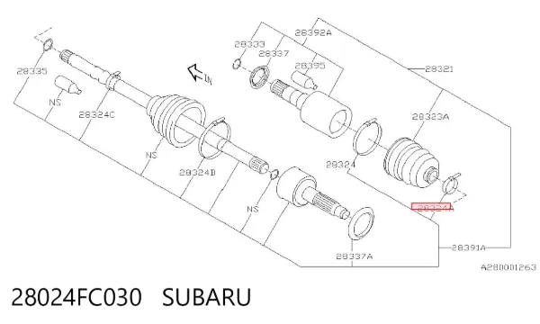  28024FC030 Subaru