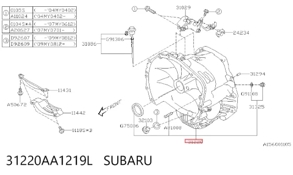  31220AA1219L Subaru
