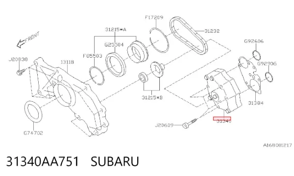  31340AA751 Subaru