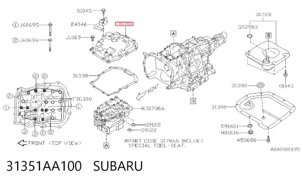  31351AA100 Subaru