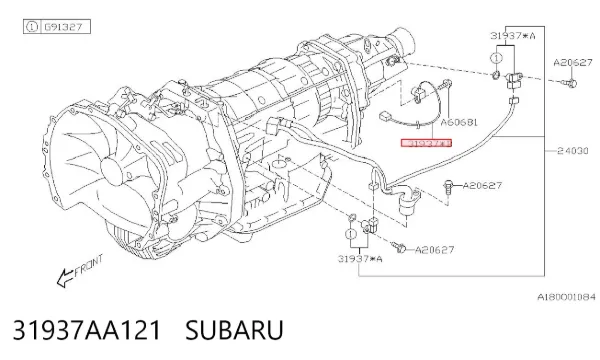 Датчик скорости Subaru Tribeca 