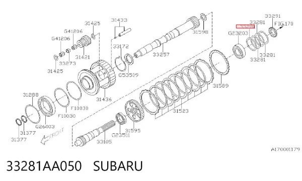  33281AA050 Subaru