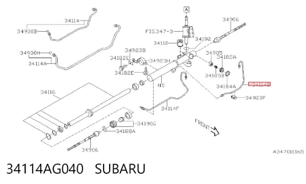  34114AG040 Subaru