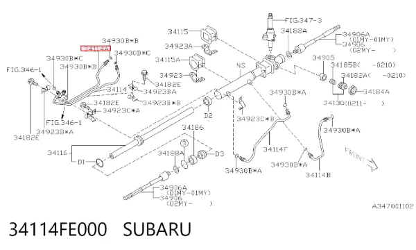  34114FE000 Subaru