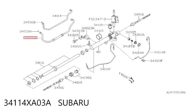  34114XA03A Subaru