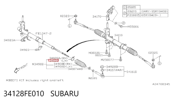  34128FE010 Subaru