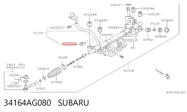  34164AG080 Subaru