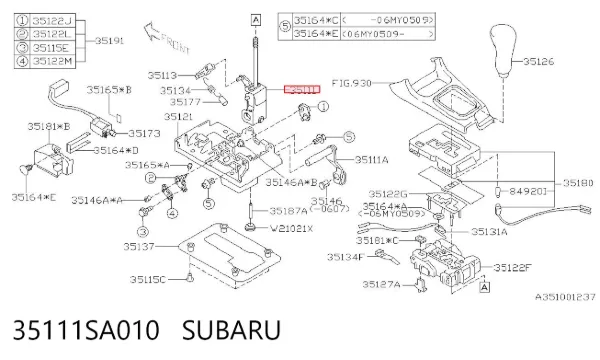  35111SA010 Subaru