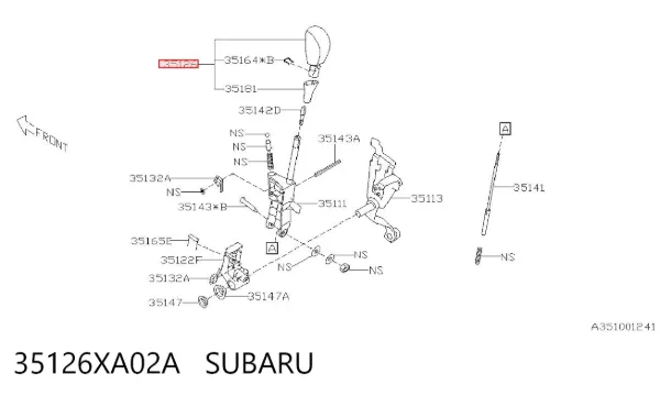  35126XA02A Subaru