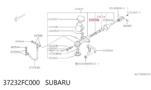  37232FC000 Subaru