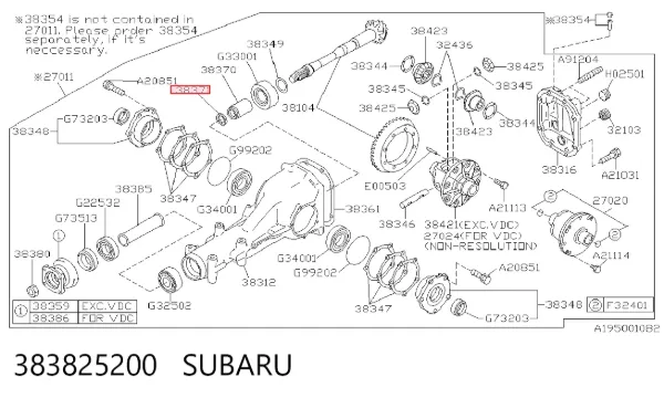  383825200 Subaru