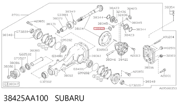  38425AA100 Subaru